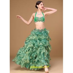 ベリーダンス 衣装 エスニック トライバル ブラトップス ベルト