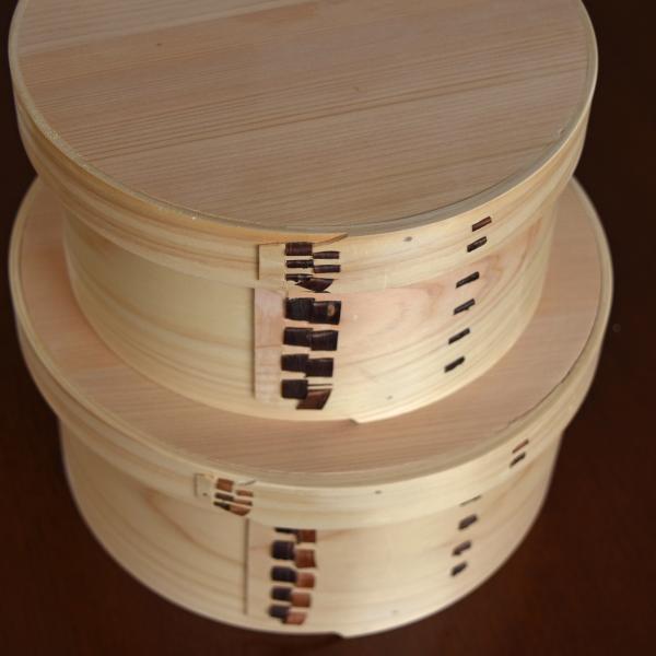 曲げわっぱのおひつ 六寸（約3合）桜皮止 / おひつ お櫃 まげわっぱ 曲げわっぱ 曲げ輪 木 木製...