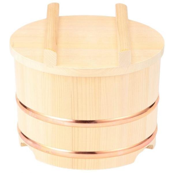 地びつ 30cm / おひつ お櫃 御櫃 天然木 木 木製 桧 さわら 椹 お米 ごはん 保存 容器...