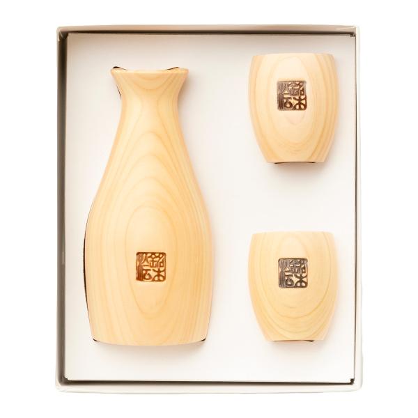 檜丸ぐい呑み三点セット