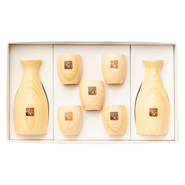 檜丸ぐい呑み七点セット