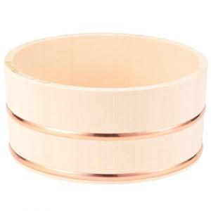 ひのき丸湯桶 24cm / 桶 おけ 風呂桶 風呂 お風呂 湯桶 天然木 木 木製 ひのき 檜 日本製 国産 山一｜aidca