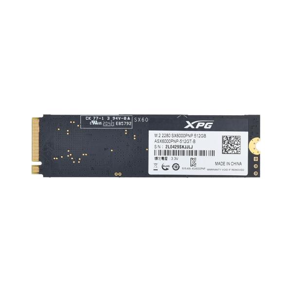 M.2 2280 SSD ADATA XPG SX6000PNP 512GB 中古