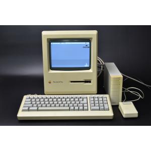 Apple Macintosh Plus M0001A キーボード マウス 外付HDD 起動確認 まで マッキントッシュ プラス｜aidemac