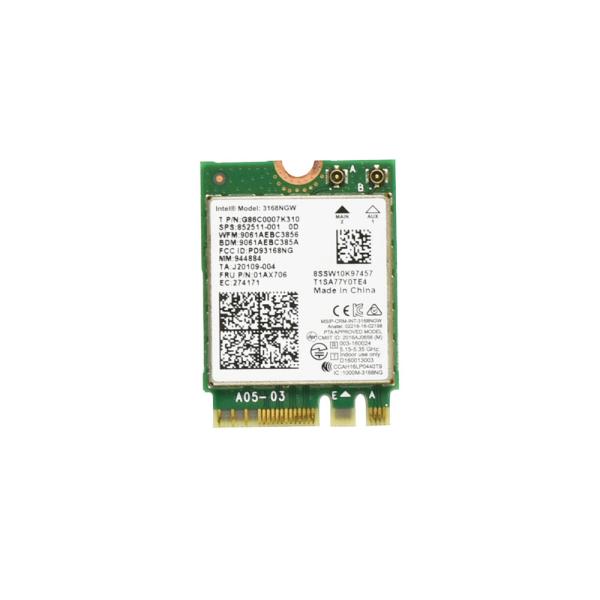 Acer Extensa 2540 無線LANカード 3168NGW 中古品　4-0208-10 W...