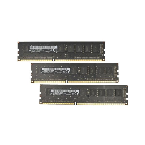 メモリ Micron DDR3-1866 4GB 3枚 PC3-14900E 中古品 7-2 合計1...