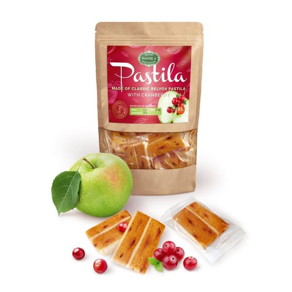 ロシアの手作りベリョーフ　パスチラ。クランベリー味。MADE OF CLASSIC BELYOV P...
