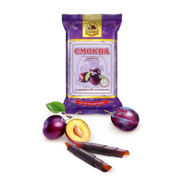 ロシアのお菓子。スモクワ（SMOKVA)。プラム味。