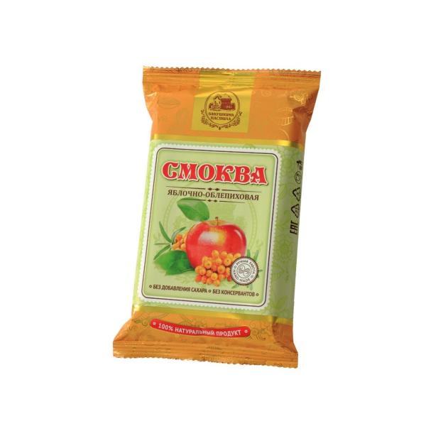 ロシアのお菓子。スモクワ（SMOKVA)。アップル、シーバックソーン味。