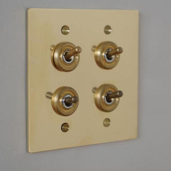 スイッチ トグルスイッチ スイッチ 照明 照明器具 シンプル DIY 壁スイッチ トグル 雑貨 真鍮...