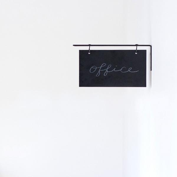 アクシス axcis アイアンサインプレート ブラック 　