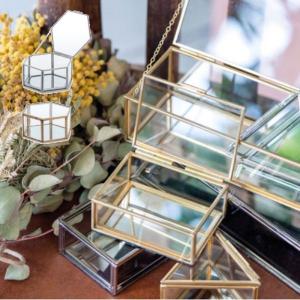 POSH LIVING（ポッシュリビング） 小物収納 小物入れ ガラスボックス