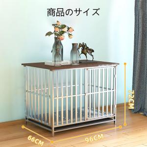 大型犬ゲージ ペットケージ 犬ケージ 屋根付き...の詳細画像1