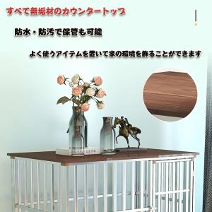 大型犬ゲージ ペットケージ 犬ケージ 屋根付き...の詳細画像5