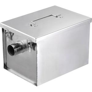 グリストラップ、商業廃水のグリス トラップ 8ポンド 商業用グリストラップ ステンレススチール インターセプター 5GPM レストラン カフェ レストランの台所のた