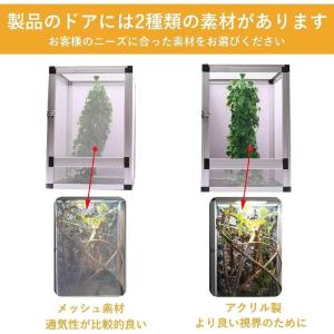 60*60*120cm ブラック アクリルドア...の詳細画像2