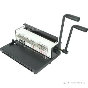 コーム製本機 ルーズリーフ 穴あけ 多機能 穴あけ工具 大容量 マージン コイルバインダー 手動 強力 省力 滑り止め 足 1から34穴 A4 A5 レターサイズ