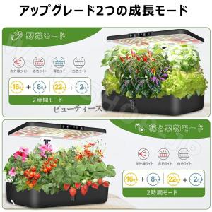 家庭用水耕栽培キット 70W全スペクトルLED...の詳細画像2