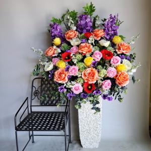景徳鎮 青花山水花瓶 中国 陶磁器 工芸 - アートの友社