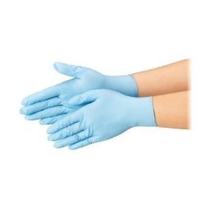 エブノ ニトリル手袋 No.559 M 青 ニトリルトライ4 100枚入り