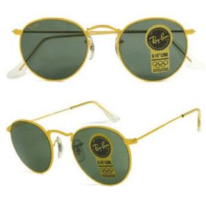 レイバン サングラス Ray-Ban 【ボシュロム/アメリカ製/正規品/新品/ケース有/在庫有/検品済】 スモールラウンドメタル ゴールド/G-15｜aihikino