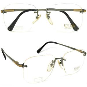 33-840W （55mm） K14WG 【14金ホワイトゴールド眼鏡フレーム ニッケル