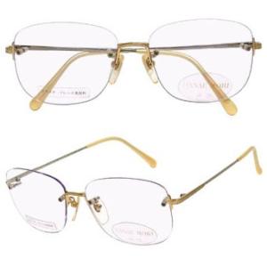 N-651 1/20 12KGF K-18D 【金張り眼鏡フレーム 飾り部分18金使用 日本