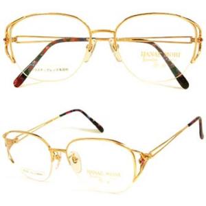 HOYA 高品質 ホヤ/K18 18金 ゴールド メガネフレーム/ダイヤモンド