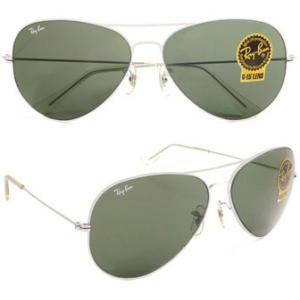 レイバン サングラス Ray-Ban 【ボシュロム/アメリカ製/正規品/新品/ケース有/在庫有/検品済】 メタル２ シルバー/G-15｜aihikino