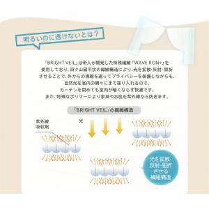 小窓用 オーダー レースカフェカーテン/夜透け...の詳細画像4