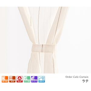 小窓用 オーダー レースカフェカーテン/生地サ...の詳細画像4