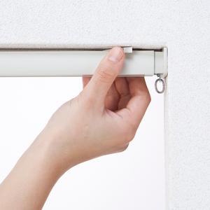 カーテンレール/穴あけ不要のつっぱり式のカーテ...の詳細画像5