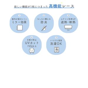 レースカーテン オーダーカーテン/生地サンプル...の詳細画像5
