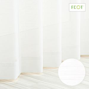 レースカーテン オーダーカーテン／生地サンプル／幅30〜100cm×丈15〜100cm／ふわりと柔らかい手触りを持つライン模様の遮像レースカーテン「サラサ」