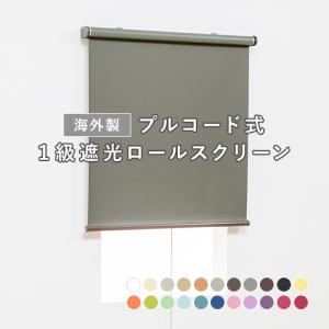 未使用　ロールスクリーン　ヨット　スカイブルー　114×91 オーダー ロールスクリーン／無地／幅91〜140cm×丈181〜250cm／日差し