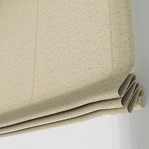 ローマンシェード ダブル／幅30〜60cm×丈40〜80cm／ラフな雰囲気のウール調ヘリンボーンダブ...