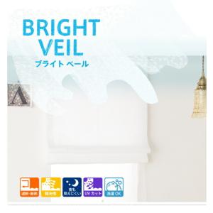 ローマンシェード/幕体のみ/夜透けにくい 自然...の詳細画像2