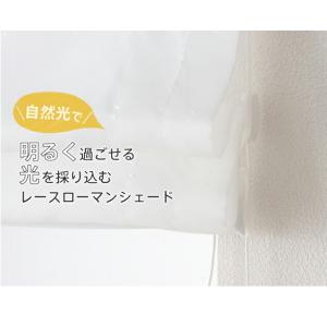 ローマンシェード/幕体のみ/夜透けにくい 自然...の詳細画像4