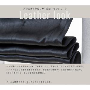 ローマンシェード ダブル/生地サンプル/レザー...の詳細画像5