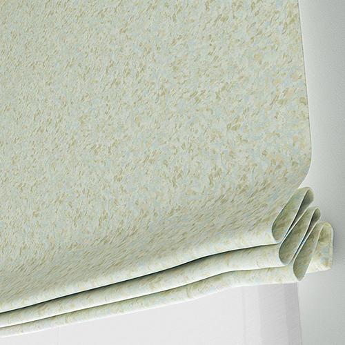 ローマンシェード ダブル／幅30〜60cm×丈40〜80cm／やわらかいカラーのプリントデザイン防炎...