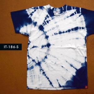 藍染めTシャツ Sサイズ（IT-186-S）｜aiira-ensyu