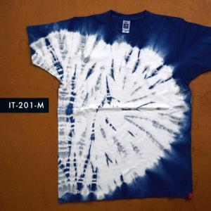 藍染めTシャツ Mサイズ（IT-201-M）｜aiira-ensyu