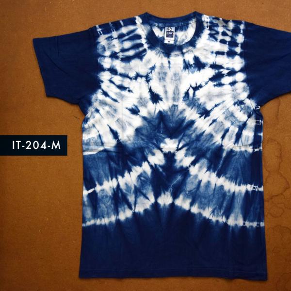 藍染めTシャツ Mサイズ（IT-204-M）
