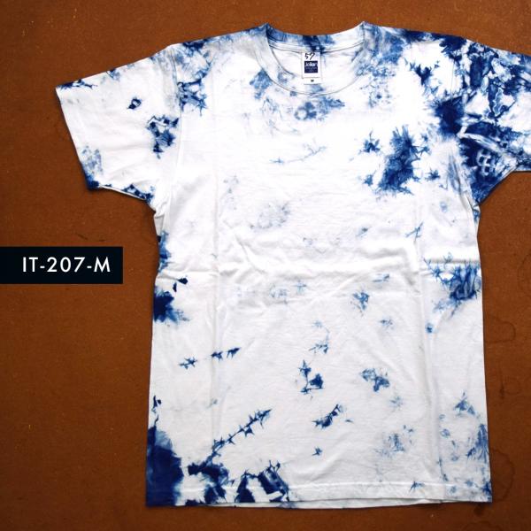 藍染めTシャツ Mサイズ（IT-207-M）