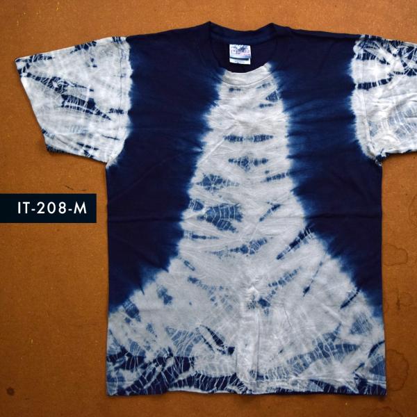 藍染めTシャツ Mサイズ（IT-209-M）