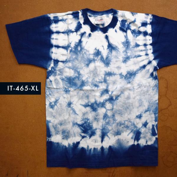 藍染めTシャツ XLサイズ（IT-465-XL）