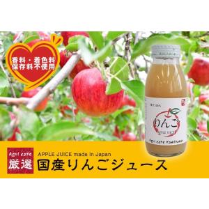 AGRI CAFE厳選 国産りんご100%ジュース 20本入り