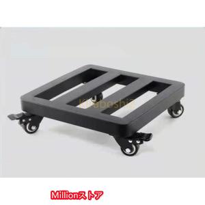 移動 植木鉢台 厚くする 鉄製 安定している花台 耐加重150kg ラウンドコーナーデザイン 床保護 鉢置台 キャスター台 モバイル プランター 移動花台 ホイール 掃