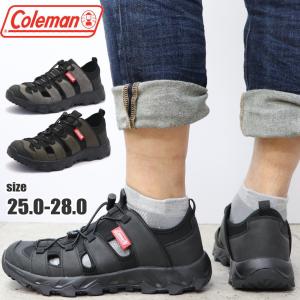 即納 メンズ サンダル Coleman コールマン スニーカー かかとが踏める 2way スポーツサンダル スリッポン サンダル スライダー つっかけ クールビズ No.626