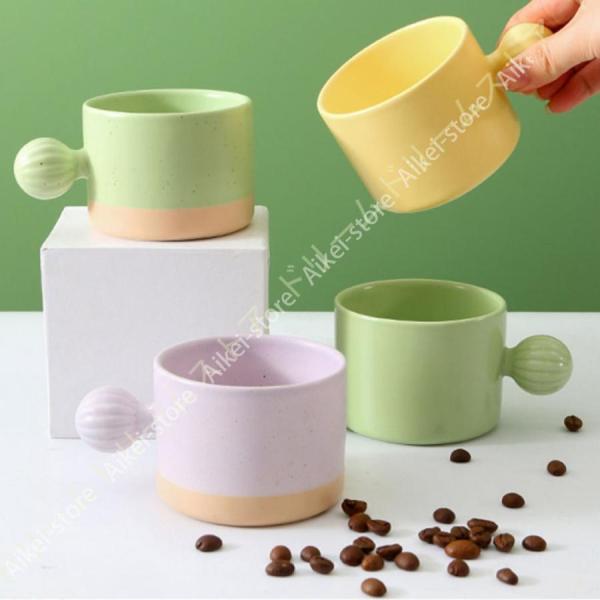 マグコップ コーヒーカップ マグカップ おしゃれ ィーカップ デザートカップ カフェー 洋食器 丸い...